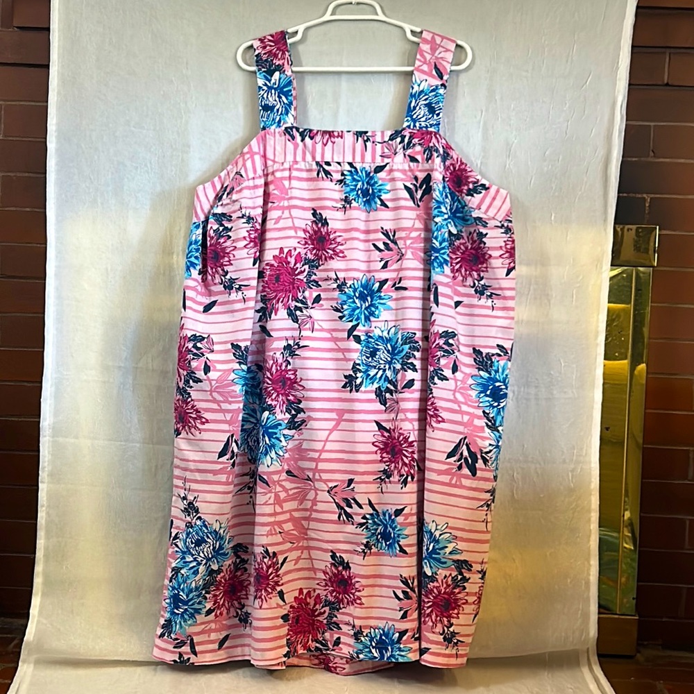 Dreams Co. Nightgown sundress stripes 2X 26-28